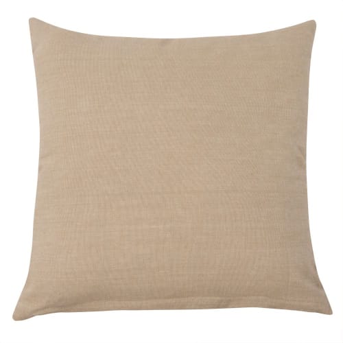 Cotton Cushion Cover with Leaf Print 40x40 Baia | Maisons du Monde