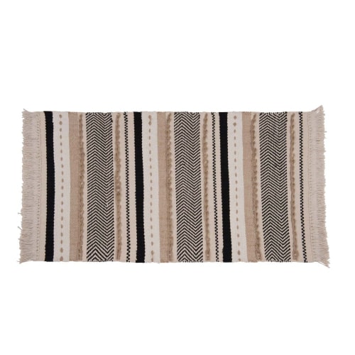 Soft furnishings and rugs Rugs | Cotton Rug with Stripe Print 90x150 - CC73062