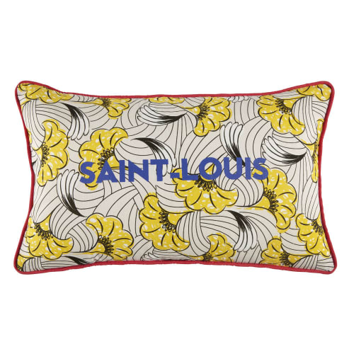 Coussin D Exterieur En Coton A Motifs Multicolores 30x50 Saint Louis Maisons Du Monde