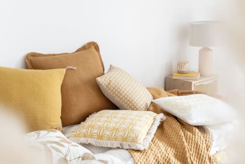 Coussin En Coton Jaune 50x50 Yecora Maisons Du Monde Coussin En Coton Jaune 50x50 Yecora Maisons Du Monde