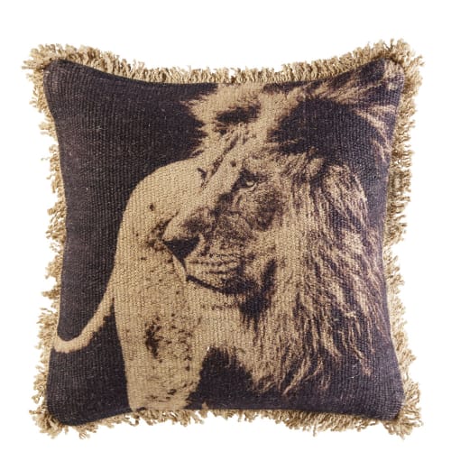 Multicolore Lion Design Housse De Coussin 17/" x 17/" Maison Canapé Décor