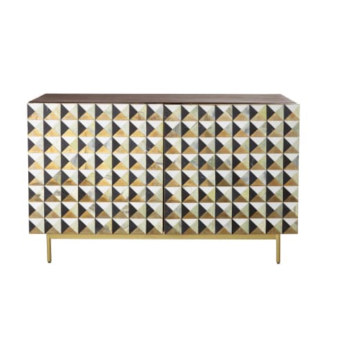 Maison Du Monde Madie E Credenze.Credenza A 2 Ante Con Motivi A Mosaico Milady Maisons Du Monde