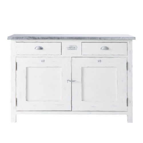 Credenza a 2 ante e 2 cassetti bianca Maisons du Monde