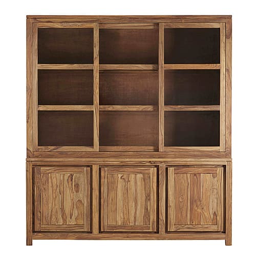 Credenza a 3 ante in legno massello di sheesham Stockholm Maisons du
