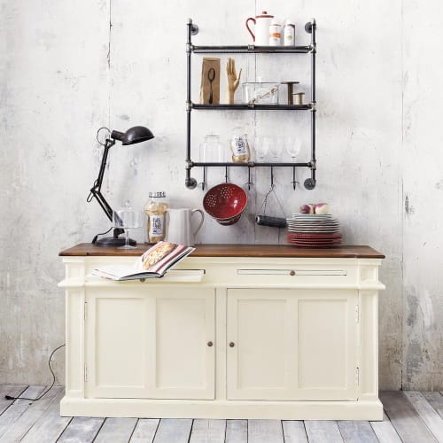 Credenza color avorio in legno L 150 cm Brocante Maisons du Monde