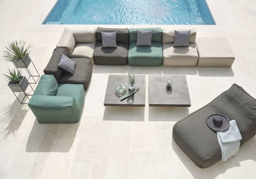 50 cm Cuscino rotondo grande da pavimento JINMURY stile boh/émien per soggiorno balcone cameretta dei bambini colore: rosso