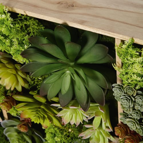 Déco murale plantes artificielles 17x70 FLAVIE | Maisons du Monde