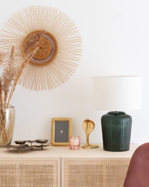 Decoración de pared redonda de bambú y ratán D.56 Kana | Maisons du Monde