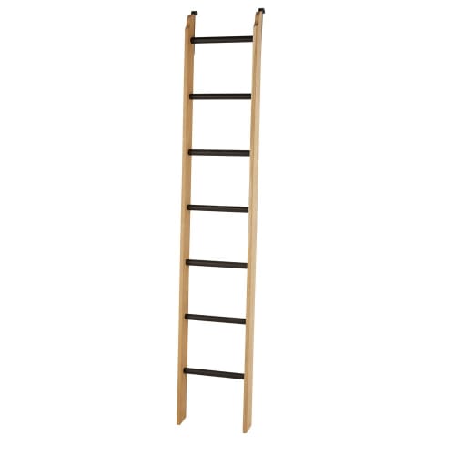Teleurgesteld Onafhankelijk verkoudheid Decoratieve ladder voor boekenkast van massief eikenhout Versailles |  Maisons du Monde