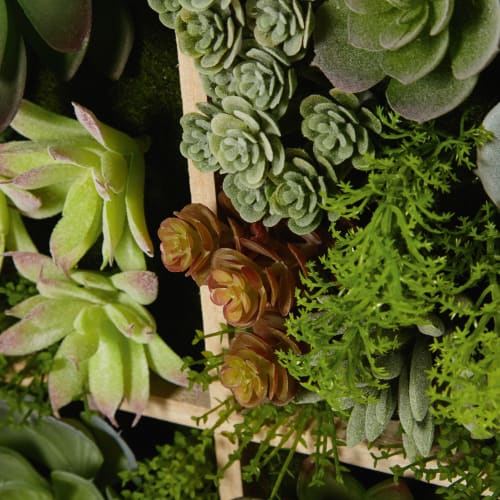 da appendere al giardino lunghezza 65 cm Aisamco 2 foglie artificiali da appendere in vaso foglie di piselli decorazione da parete 