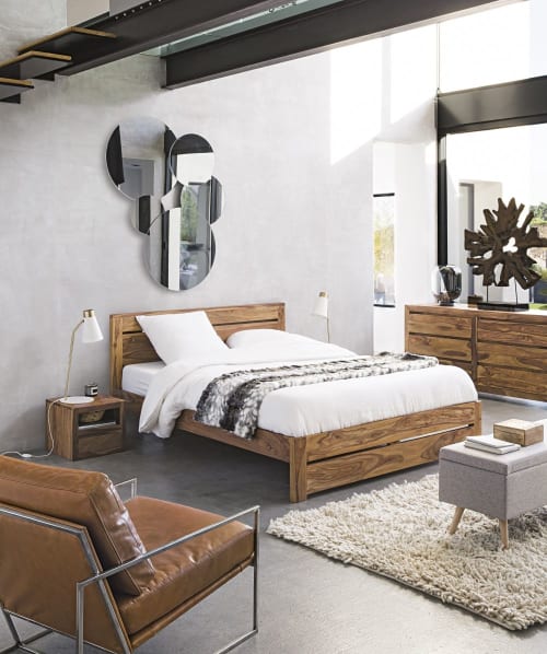 divanetto contenitore vintage grigio maisons du monde
