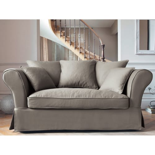 Divano Color Talpa In Cotone 2 3 Posti Roma Maisons Du Monde