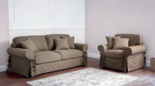 Divano In Cotone Color Talpa 3 4 Posti Butterfly Maisons Du Monde