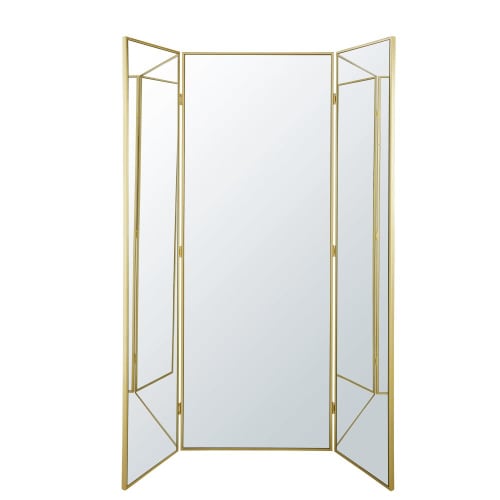 Dreiteiliger facettierter Spiegel, 131x180cm