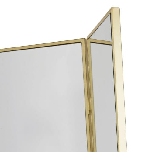 Dekoration Wandspiegel und Barock Spiegel | Dreiteiliger facettierter Spiegel, 131x180cm - HM48773