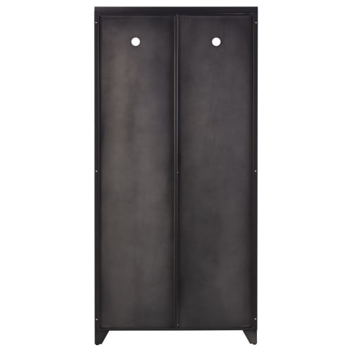 Dressing Indus 2 Portes 2 Tiroirs En Metal Andrews Maisons Du Monde