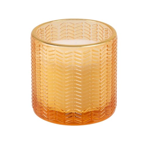 Dekoration Kerzen und Teelichter | Duftkerze in gelbem Glasgefäß, H7cm 100g - FR13579