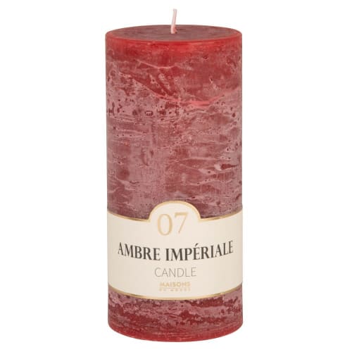 Dekoration Kerzen und Teelichter | Duftkerze, rot, H15cm 490g - ER38278