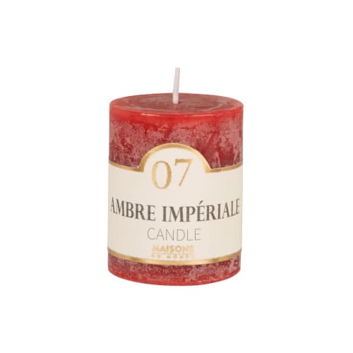 Dekoration Kerzen und Teelichter | Duftkerze, rot, H6, 75g - UW01145