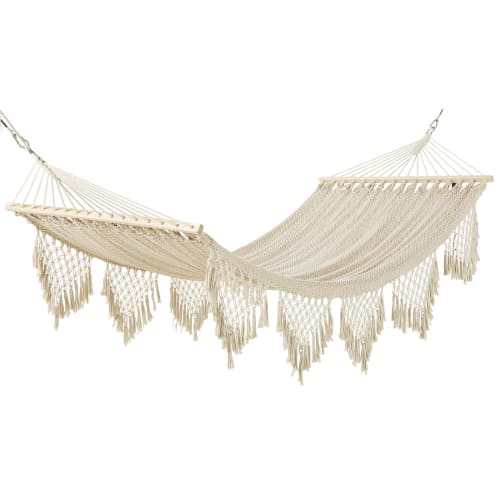 Outdoor collection Hammocks & hanging chairs | Ecru hand-woven hammock - DD28885