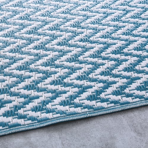 Ecru Polypropylene Outdoor Rug With Graphic Print 120x180 Bamako Graphic Print 120x180 Bamako