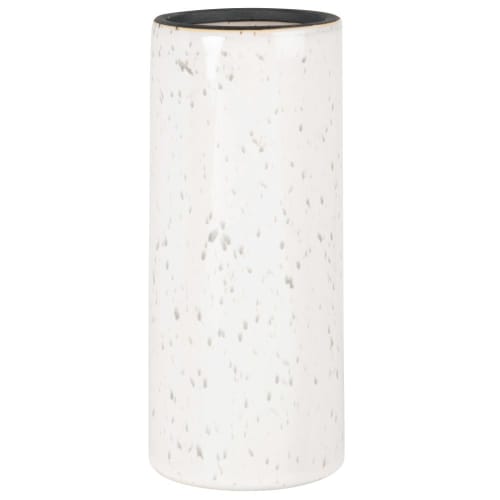 Decor Vases | Ecru stoneware vase H20cm - KG21473