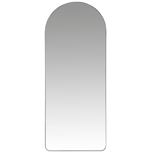 Joyero de pie con espejo 36 x 30 x 136 cm color blanco