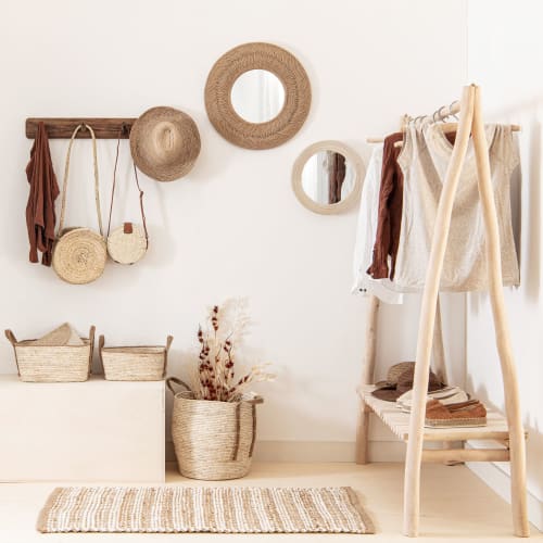 Espejo redondo de cuerda trenzada D.50 Jolane | Maisons du Monde