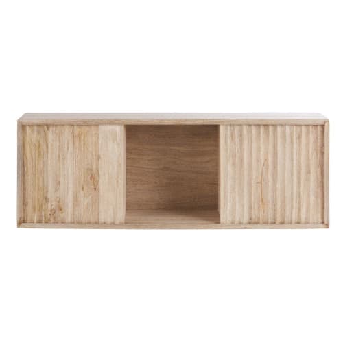 Estantería de pared de madera de mango beige Wired House Doctor - 70cm