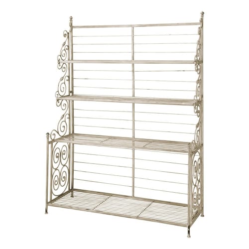 Etagere De Rangement Fer Forge Gris Hortense Maisons Du Monde
