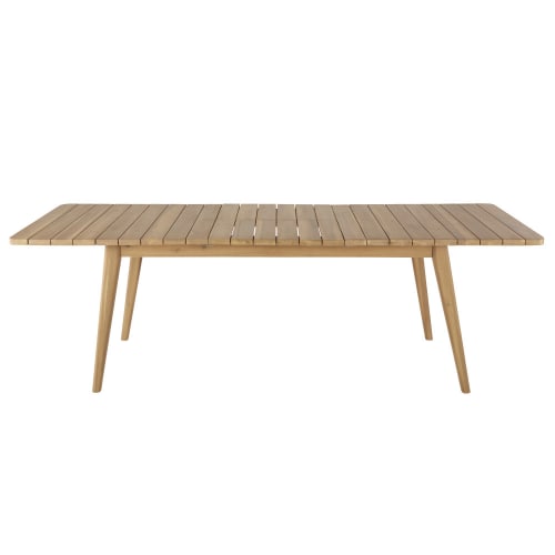 Outdoor collection Outdoor dining tables | Extendable Solid Acacia 8/10-Seater Garden Table L180/240 - QL86358