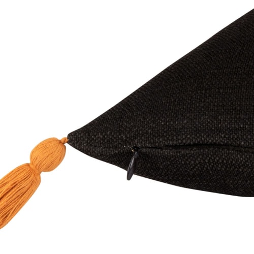 Face Print Cushion Cover with Tassels 40x40 Comores Maisons du Monde