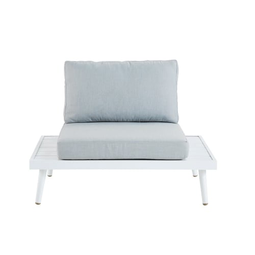 Fauteuil De Jardin En Résine Tressée Gris Clair