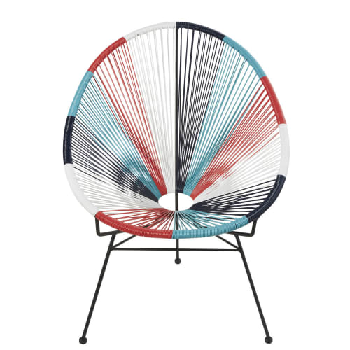 Fauteuil De Jardin Rond Multicolore Copacabana Maisons Du Monde