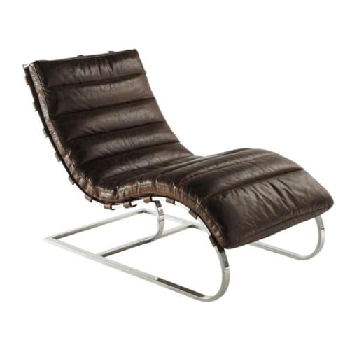 Canapés et fauteuils Fauteuils | Fauteuil en cuir marron - WI20445
