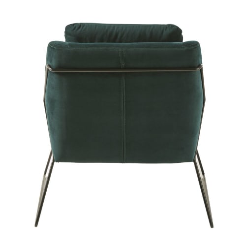 Fauteuil en velours vert | Maisons du Monde Fauteuil en velours vert | Maisons du Monde