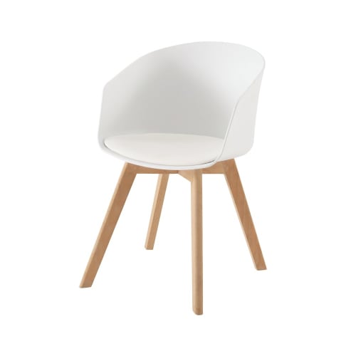 Canapés et fauteuils Fauteuils | Fauteuil vintage blanc - NU25353