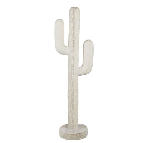 Dekoration Skulpturen und Büsten | Figur Kaktus aus Akazie, H130cm - HT07644