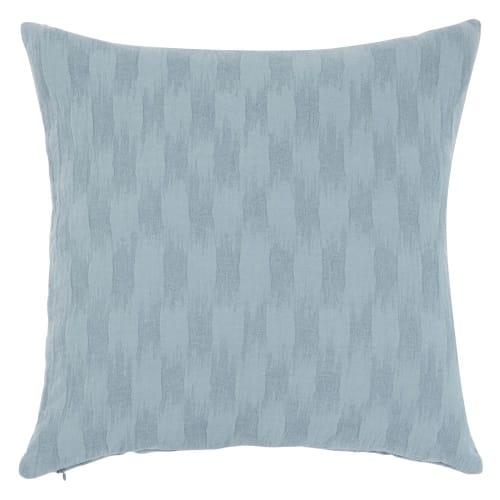 Fodera di cuscino in cotone blu con motivi, 40x40 cm Fodera di cuscino in cotone blu con motivi, 40x40 cm
