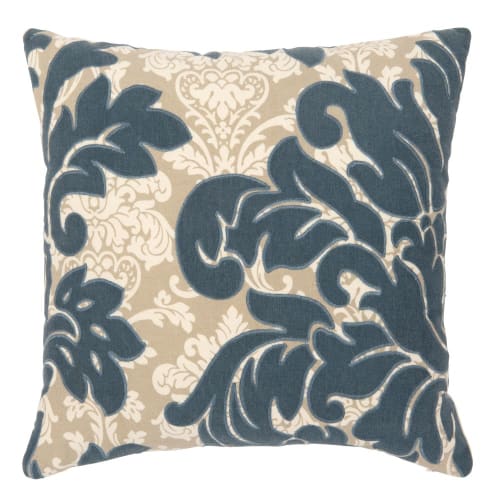 Fodera per cuscino beige con motivi floreali ricamati, 40x40 cm Fodera per cuscino beige con motivi floreali ricamati, 40x40 cm