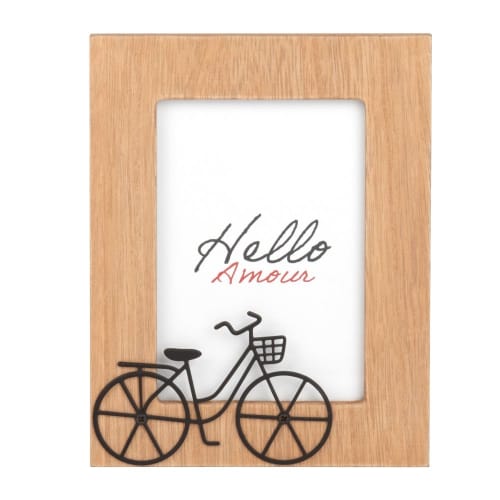 Fotorahmen Mit Fahrrad Schwarz 9x13 Maisons Du Monde