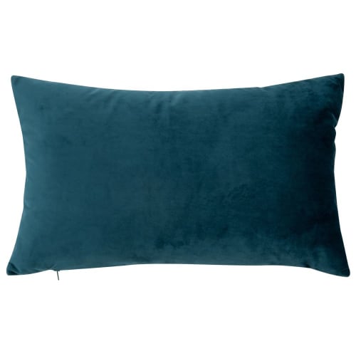 Fringed Emerald Green Cushion Cover 30x50 Maisons du Monde