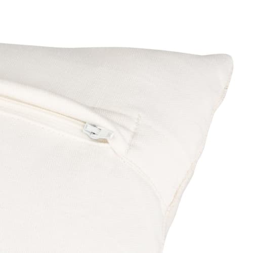 Funda de cojín de algodón color crudo y beige con lentejuelas doradas 30x50  EDESSA | Maisons du Monde