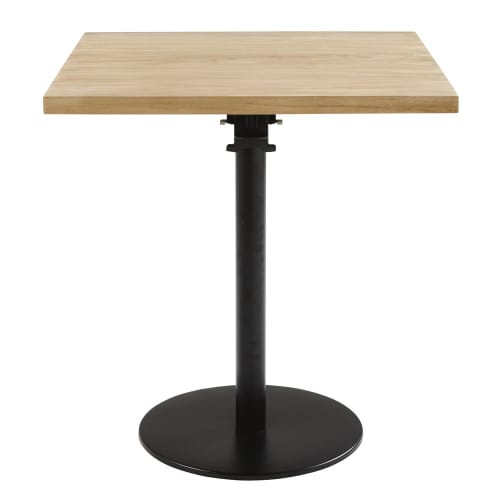 Gamba Tavolo Pieghevole In Metallo Nero 73 Cm
