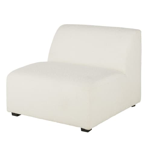 Gebroken witte zetel zonder armleuning