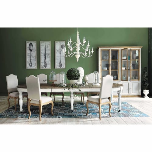 Geschirrschrank aus Mangoholz elfenbein Sisteron | Maisons du Monde