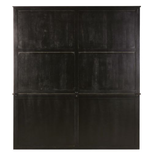 Geschirrschrank mit 12 Türen und 3 Schubladen aus massivem Mangoholz