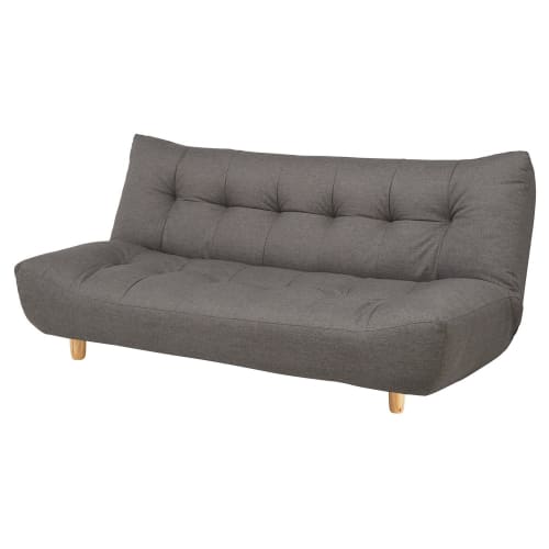 Sofas und sessel Klick-Klack | Gestepptes 3-Sitzer-Sofa Clic-Clac in Grau - DU48266