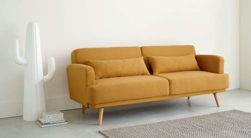 Sofas und sessel Klick-Klack | Gestepptes 4-Sitzer-Sofa Clic-Clac in Braun - BV84522