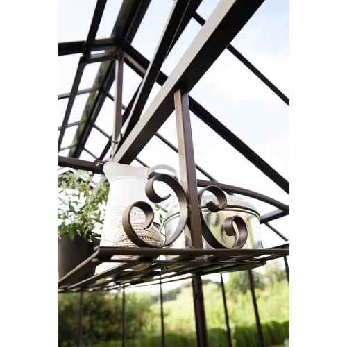 Gewächshaus aus Metall mit Rosteffekt, H 252 cm Tuileries Tuileries